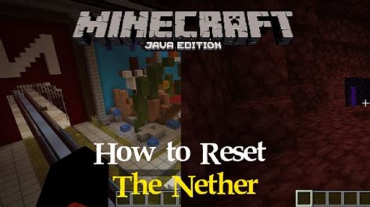 How to reset the nether in minecraft java