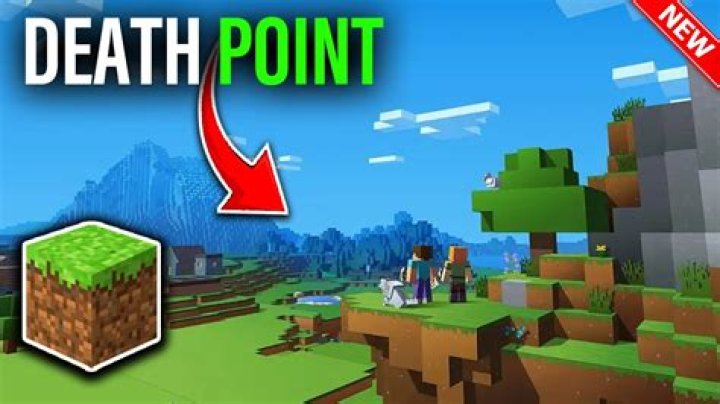 How to return to death point in minecraft