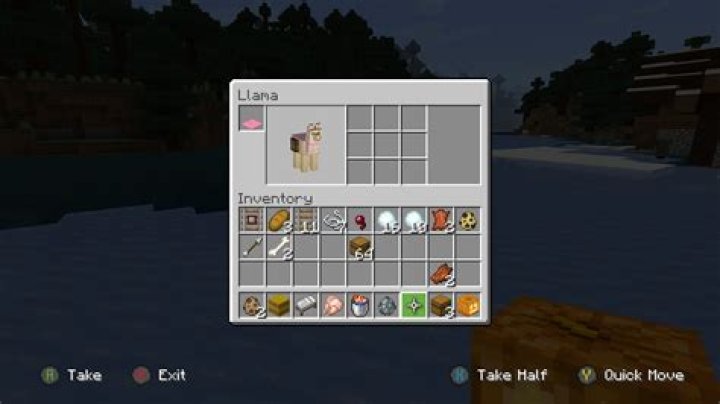 How to ride a llama on minecraft