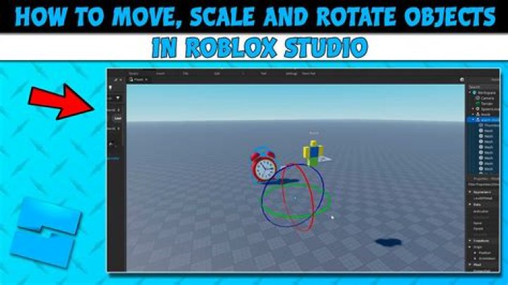 How to rotate things in roblox studio