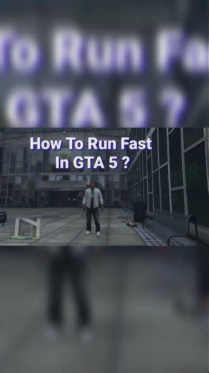 How to run fast in gta 5