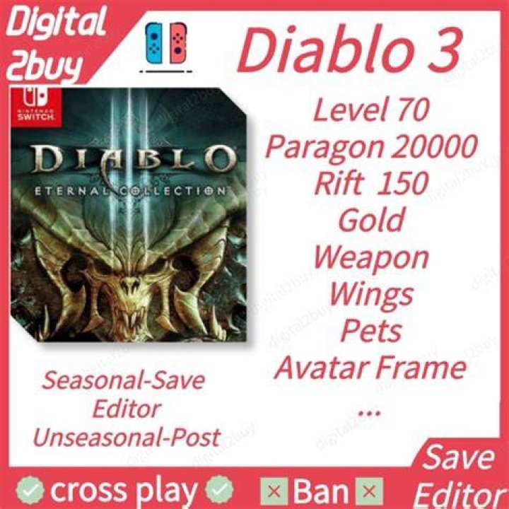 How to save diablo 3 switch