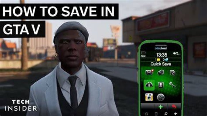How to save game in gta 5 story mode