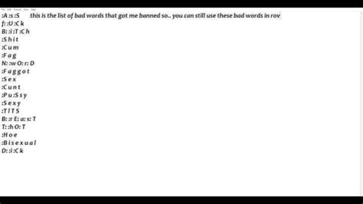 How to say bad words in roblox 2019