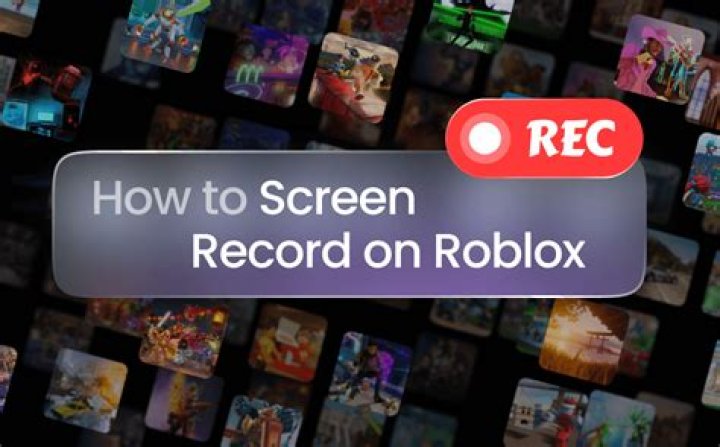 How to screen record on roblox