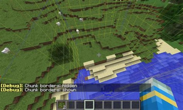 How to see chunk borders in minecraft bedrock