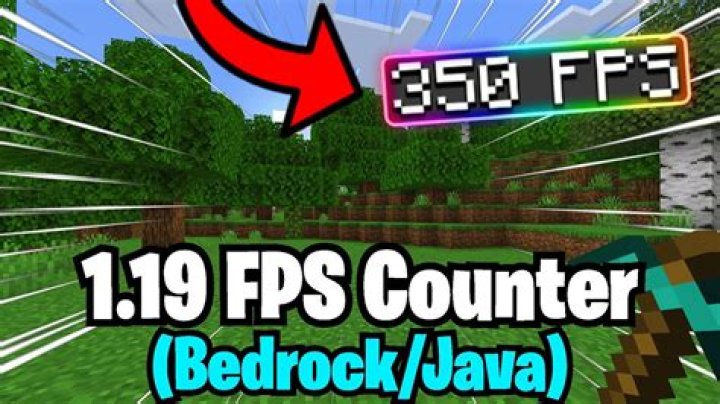 How to see your fps in minecraft bedrock