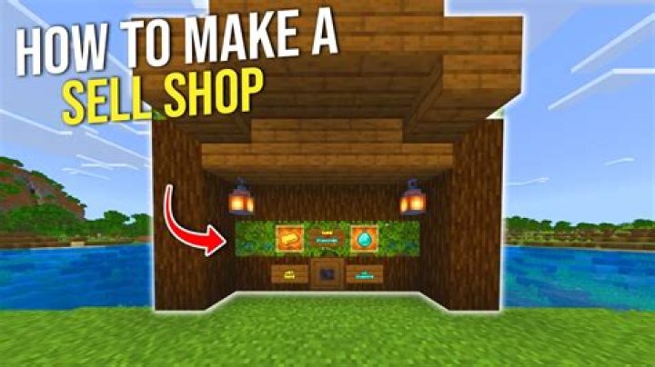 How to sell items on minecraft with signs