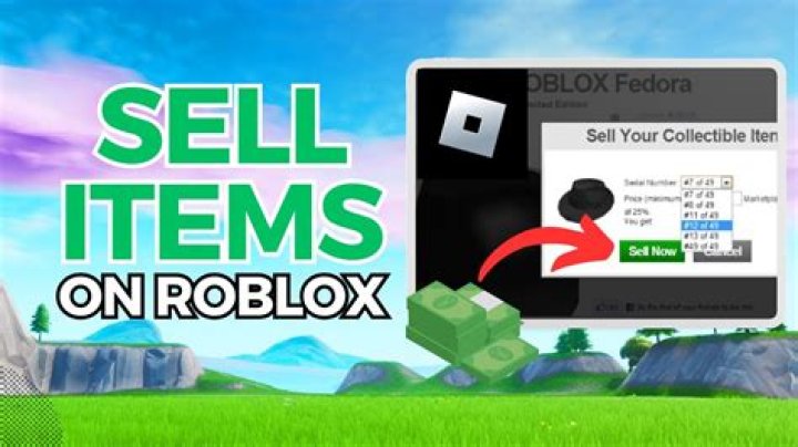 How to sell stuff on roblox and get your money back