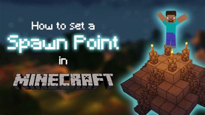 How to set spawn point in minecraft server