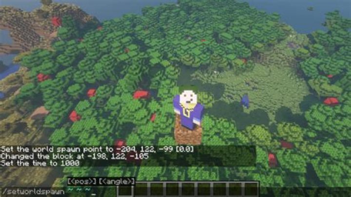 How to set the world spawn in minecraft