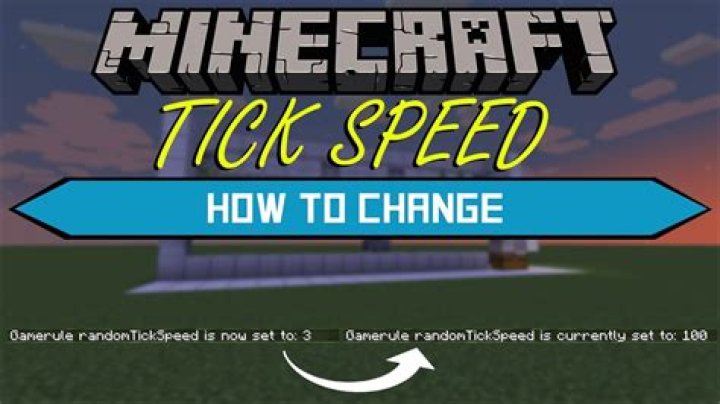 How to set tick speed in minecraft java