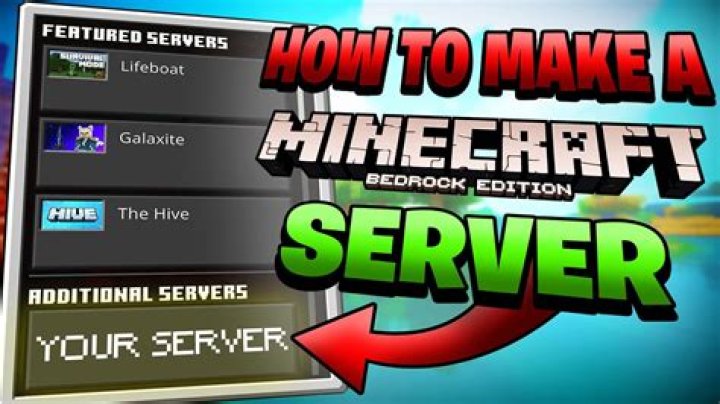 How to set up a minecraft bedrock server