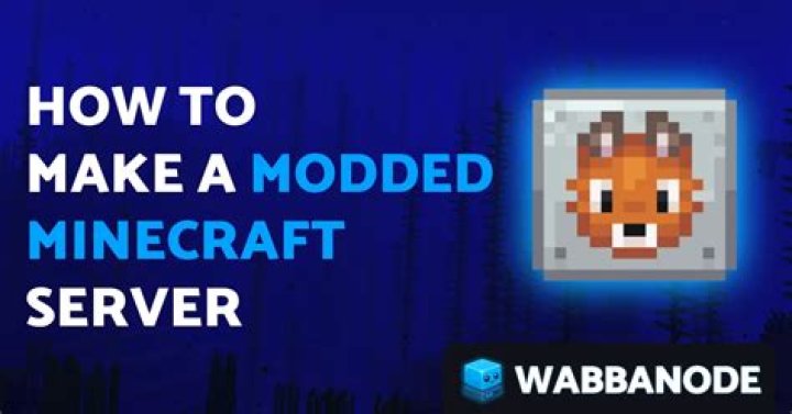 How to set up a modded minecraft server