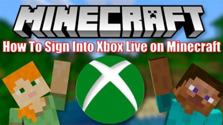 How to sign into xbox live on minecraft