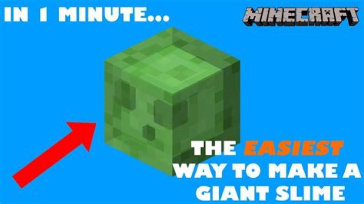 How to spawn a giant slime in minecraft