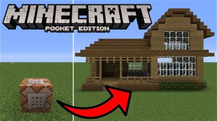 How to spawn a house in minecraft pe