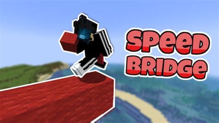 How to speed bridge in minecraft windows 10