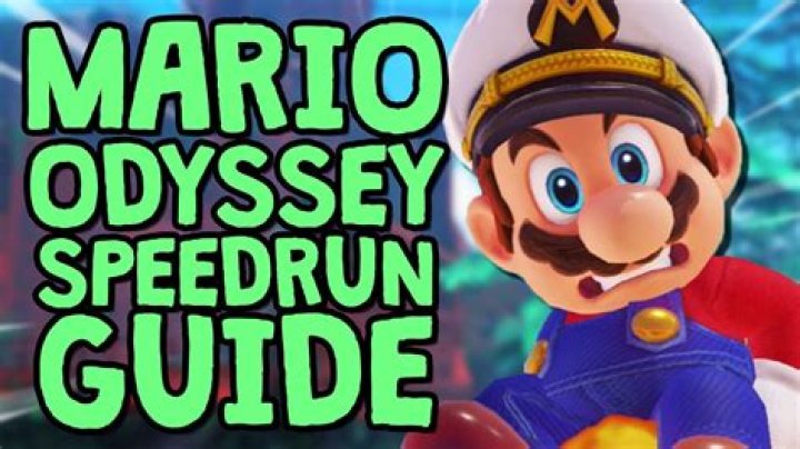 How to speedrun super mario odyssey