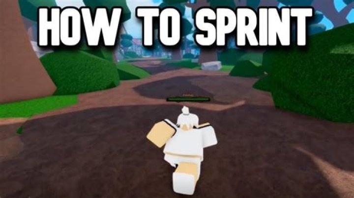 How to sprint on roblox
