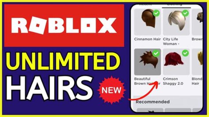 How to stack hair on roblox mobile 2021