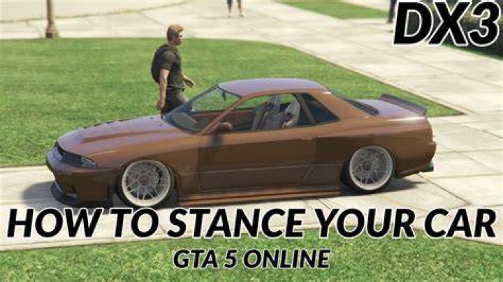 How to stance a car in gta 5