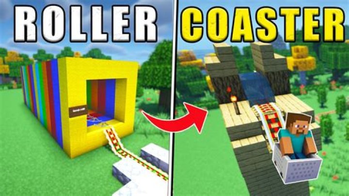 How to start a roller coaster in minecraft