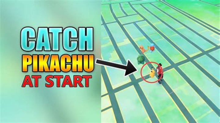 How to start pokemon go with pikachu