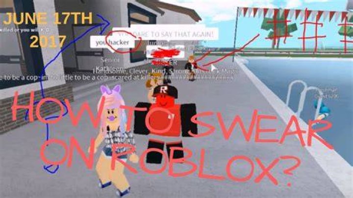 How to swear in roblox 2017