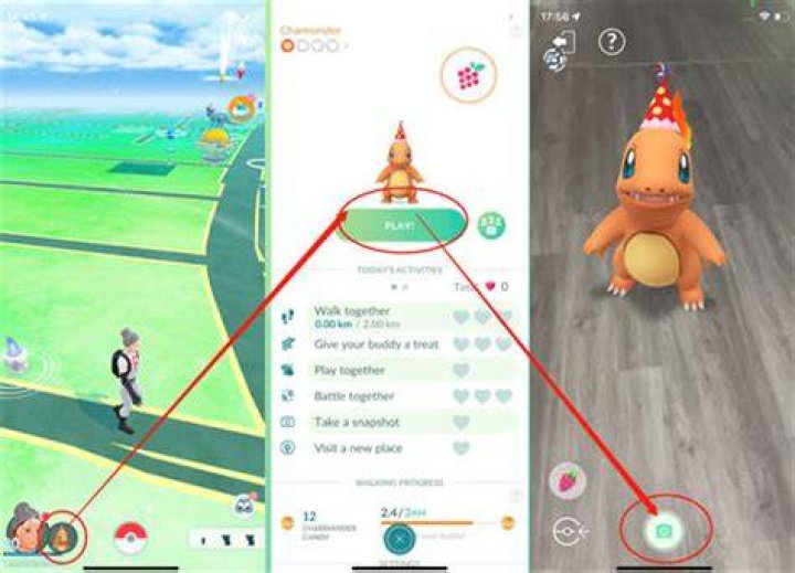 How to take a snapshot of a pokemon in pokemon go