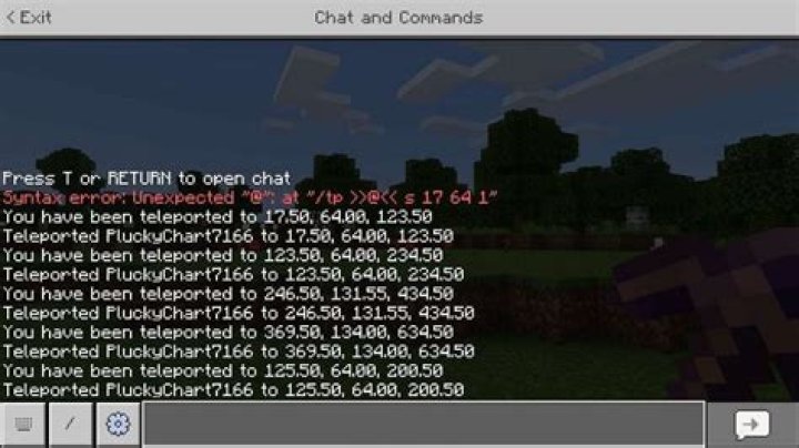 How to teleport someone to me in minecraft