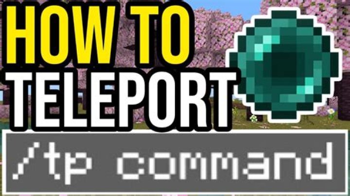 How to teleport to a location in minecraft
