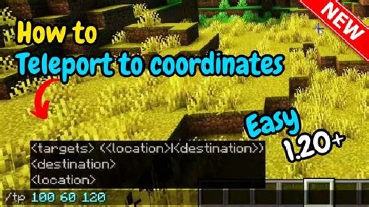 How to teleport to coordinates in minecraft java