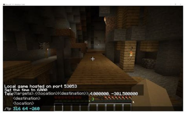 How to tp to coordinates in minecraft 1.8