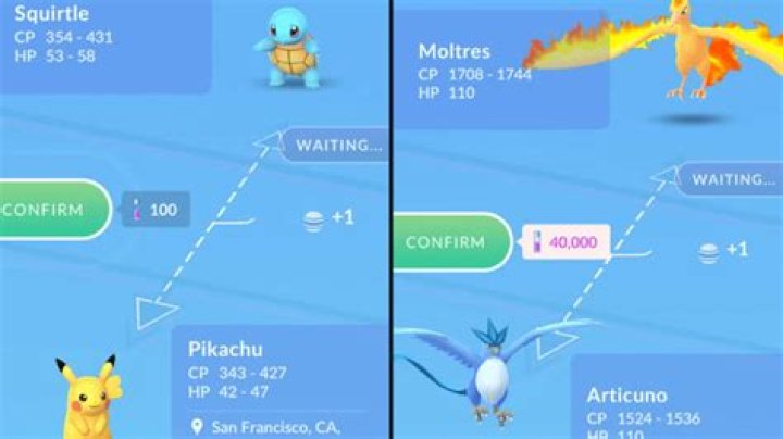 How to trade pokemon go long distance