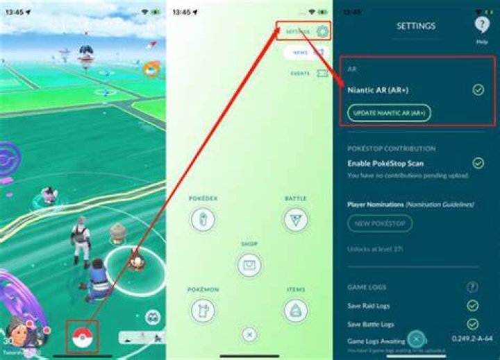 How to turn ar off pokemon go