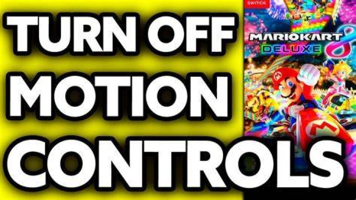 How to turn off motion control mario kart 8