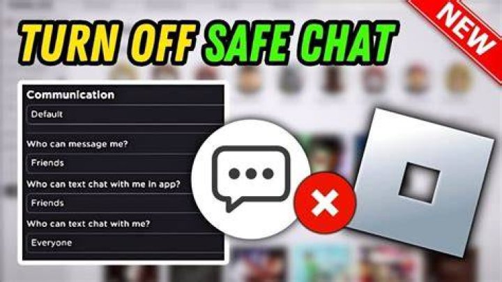 How to turn off safe chat in roblox 2020