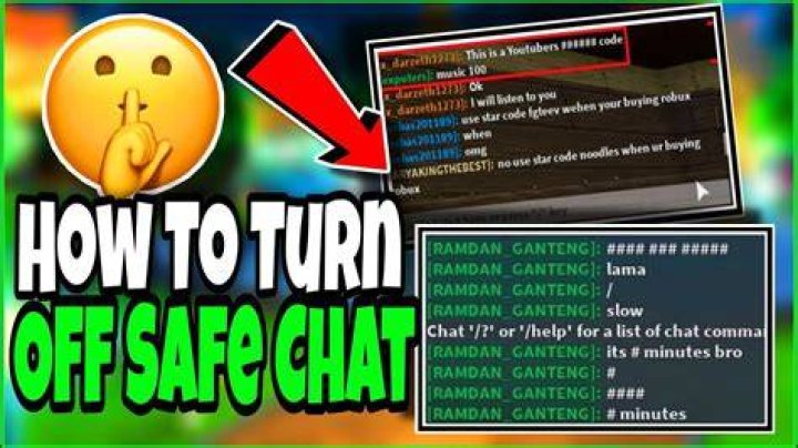 How to turn off safe chat in roblox 2021