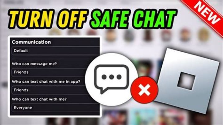 How to turn off safety chat on roblox