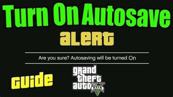 How to turn on autosave in gta