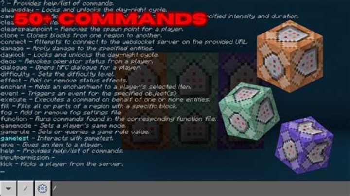 How to turn on commands in minecraft server