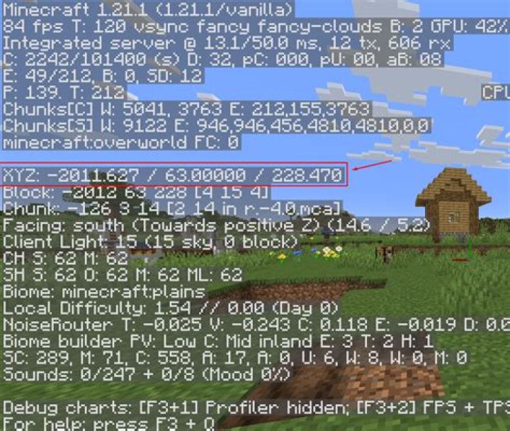 How to turn on coordinates in minecraft pe