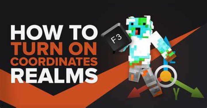 How to turn on coordinates in minecraft realms