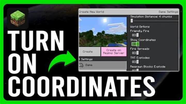 How to turn on coordinates in minecraft xbox