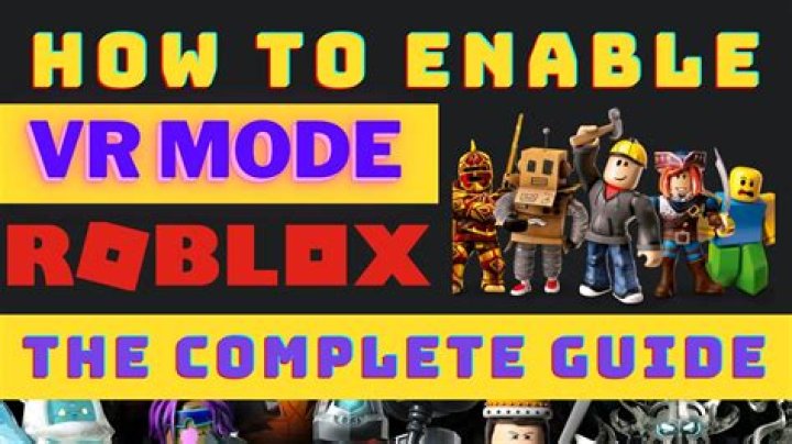 How to turn on vr mode on roblox