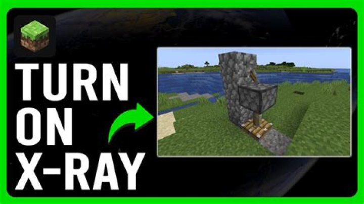 How to turn on xray in minecraft pe