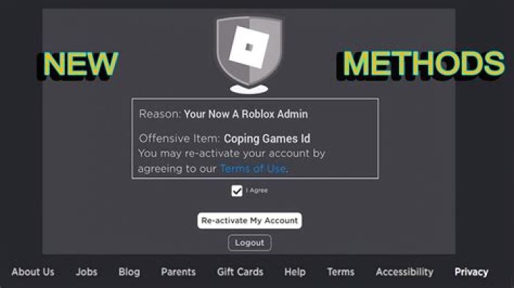 How to unban yourself on roblox