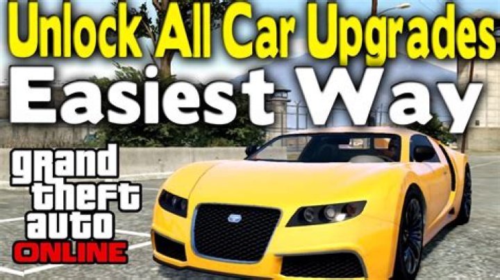 How to unlock car upgrades in gta 5 online