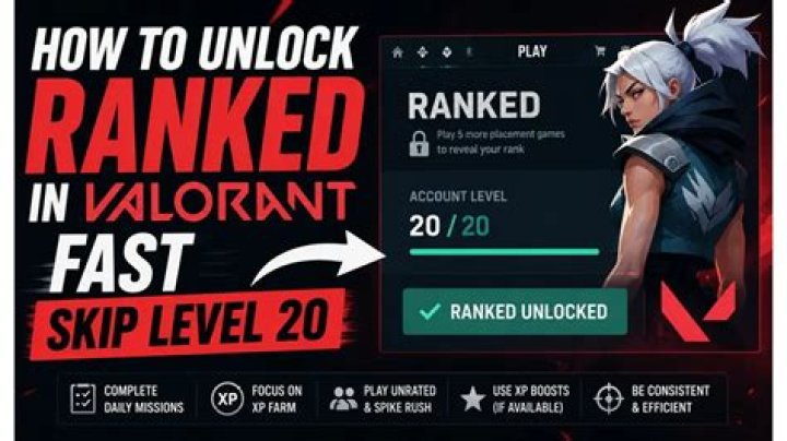 How to unlock ranked in valorant